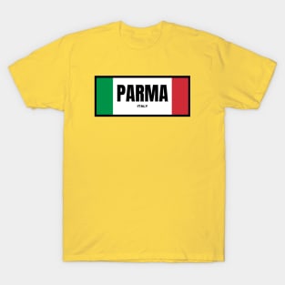 Parma City in Italian Flag Colors T-Shirt